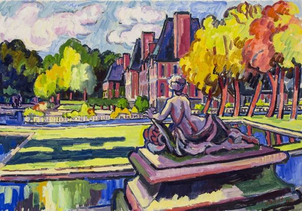 La baigneuse  de Courances par Jean Prevost