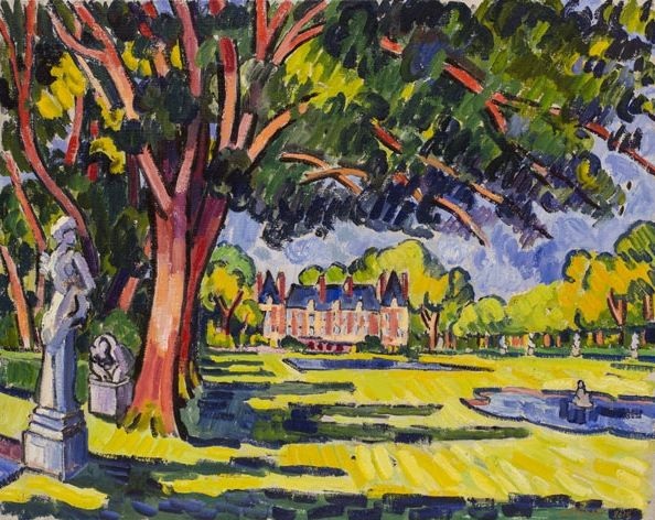 Chateau de Courances par Jean Prevost