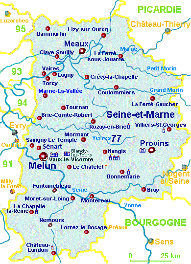 plan Seine et Marne