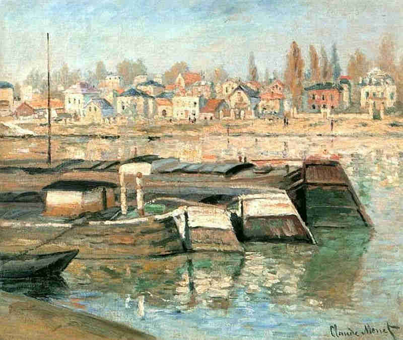 Claude Monet  Asni&egrave;res