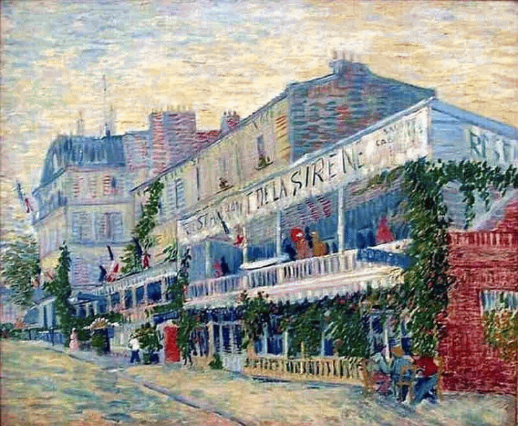 Van Gogh restaurant Sir&egrave;ne Asni&egrave;res