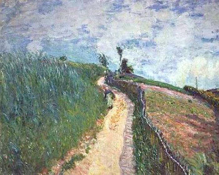 Chemin menant &agrave; Ville d'Avray par Alfred Sisley