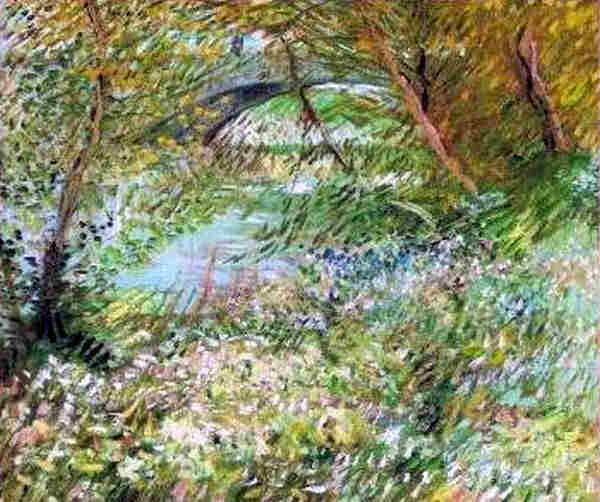 Le pont de Clichy et la Seine par Van Gogh