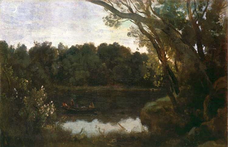 Etang de Ville d'Avray  par Camille Corot