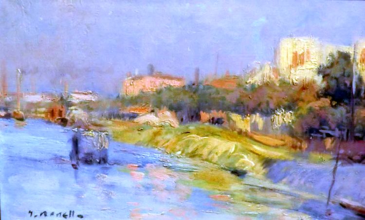 Ile Grande Jatte par Isidro Nonell Monturiol