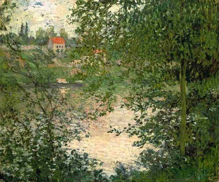 ile   de la Grande Jatte Claude Monet