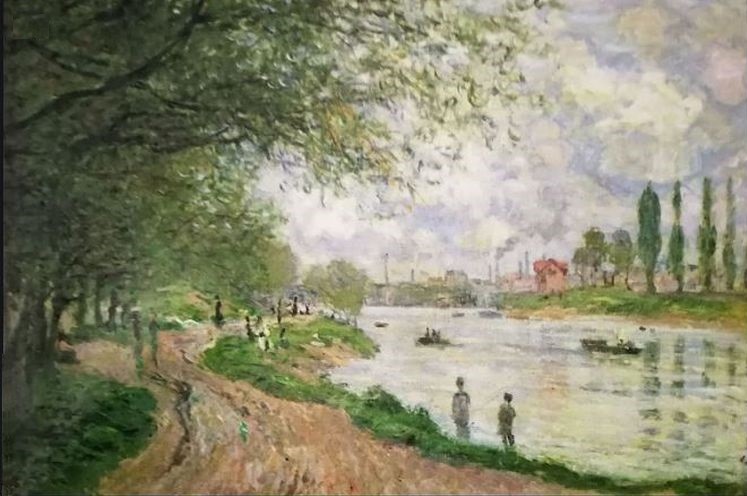 Ile de la Grande Jatte Claude Monet