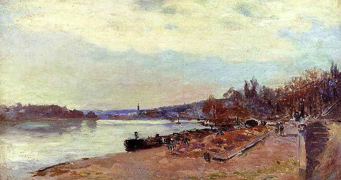 La Seine &agrave; Suresnes par Albert Lebourg