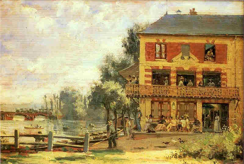 Maison Fournaise &agrave; Chatou par Maurice Leloir