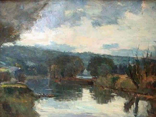 La Seine pr&egrave;s de Meudon par Albert Lebourg