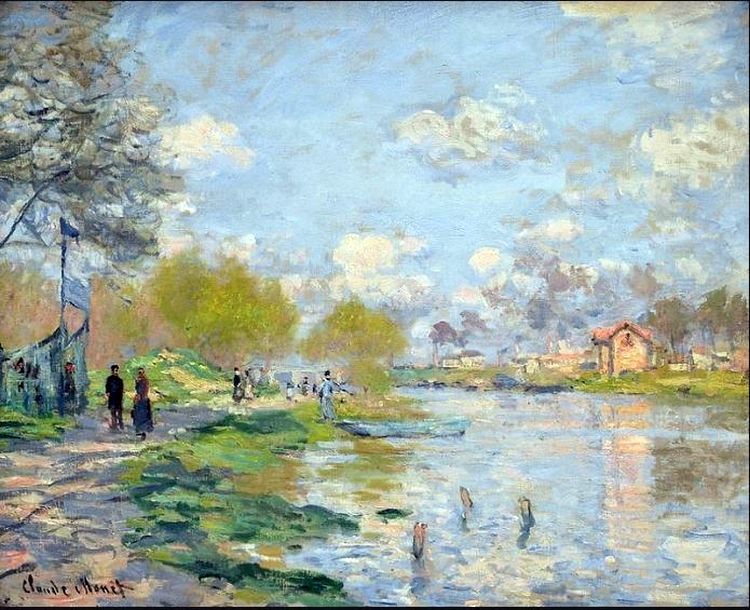 Printemps &agrave; la Grande Jatte par Claude Monet