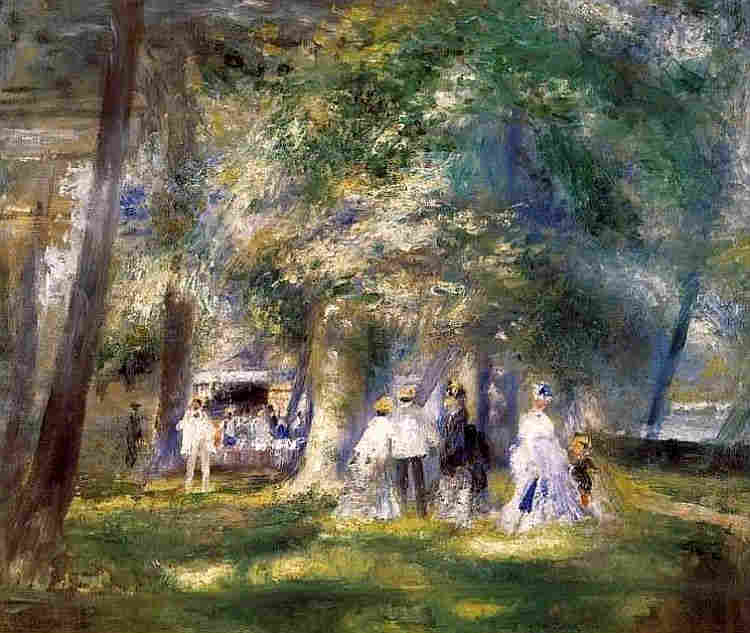Dans le parc de Siant-Cloud Pierre Auguste Renoir