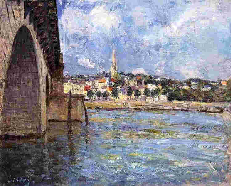 Pont de Saint-Cloud par Alfred Sisley