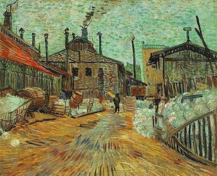 L'usine &agrave; Asni&egrave;res vazn Gogh