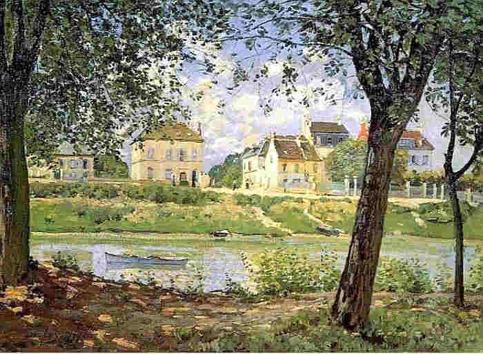 Villeneuve la Garenne par Alfred Sisley