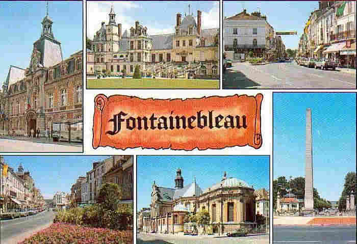 Carte postale Fontainebleau