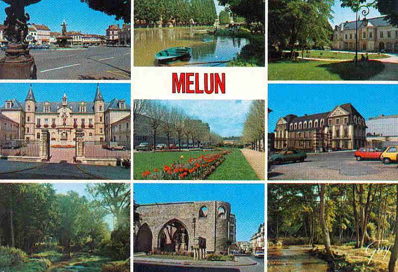 Carte postale Melun