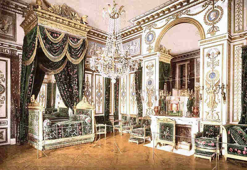 Chambre de Napol&eacute;on 1er au ch&acirc;teau de Fontainebleau