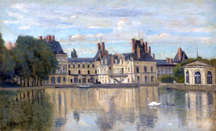 Chateau de Fontainebleau Camille Corot