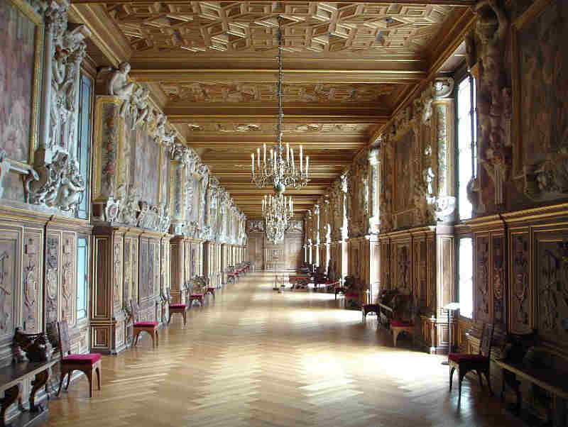 Galerie Fran&ccedil;ois 1er du ch&acirc;teau de Fontainebleau
