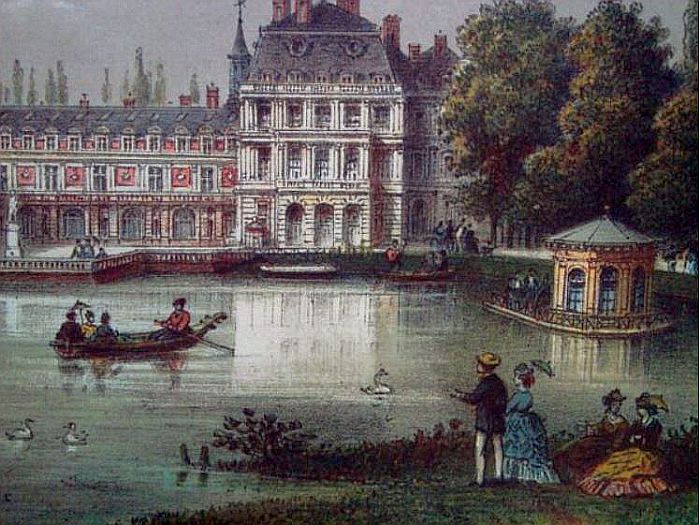  ch&acirc;teau de Fontainebleau  Bassin des carpes 