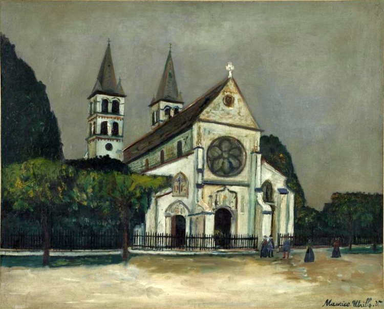 Notre Dame de Melun par Maurice Utrillo