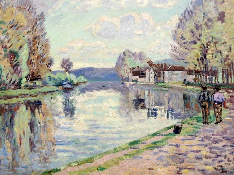 Seine &agrave; Samois par Armand Guillaumin