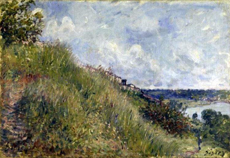 La Seine vue des coteaux de By par Alfred Siskey