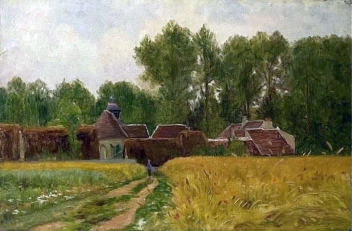 Bourron Marlotte par Corot