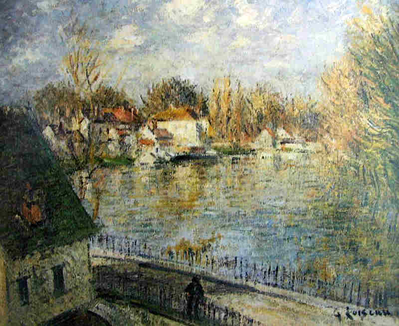Paysage de Moret-sur-Loing par Gustave Loiseau