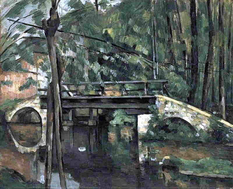 Le pont de Maincy par Paul C&eacute;zanne