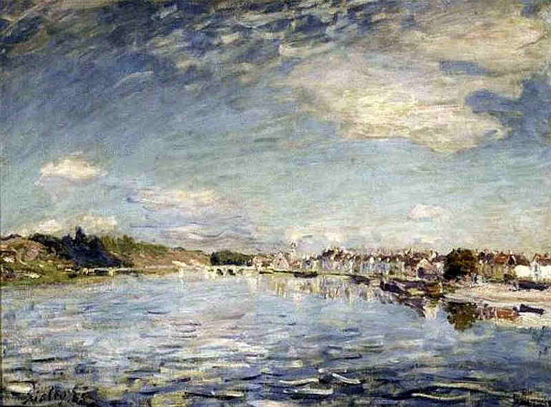 St-Mamm&egrave;s  par Alfred Sisley
