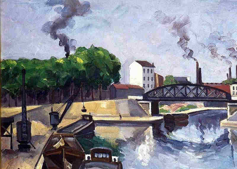 Le canal &agrave; Saint-Denis par Jean Lugnier