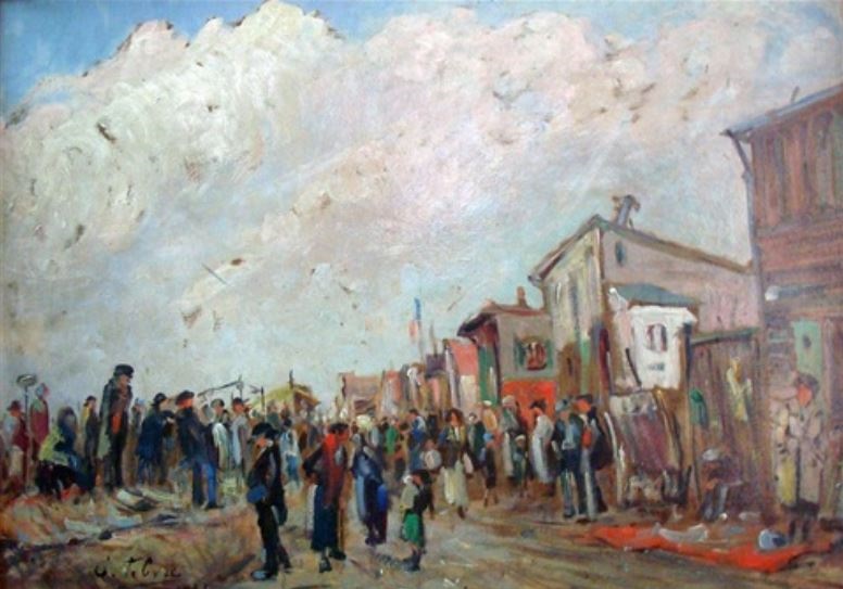March&eacute; aux puces de Saint-Ouen par Edouard Febvre