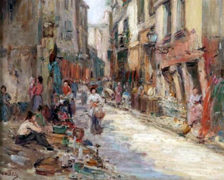 March&eacute; auxx  puces &agrave; St-Ouen par Gustave Madelain