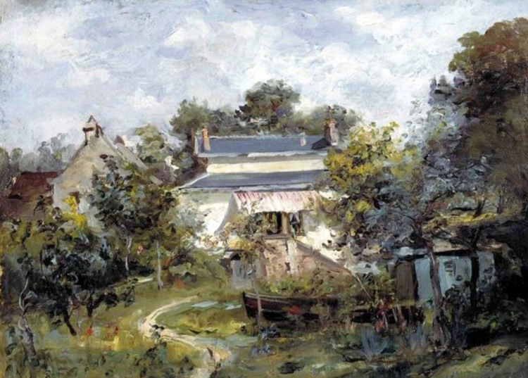 Maison atelier de Daubigny &agrave; Auvers-sur-Oise par L&eacute;onide Bourges