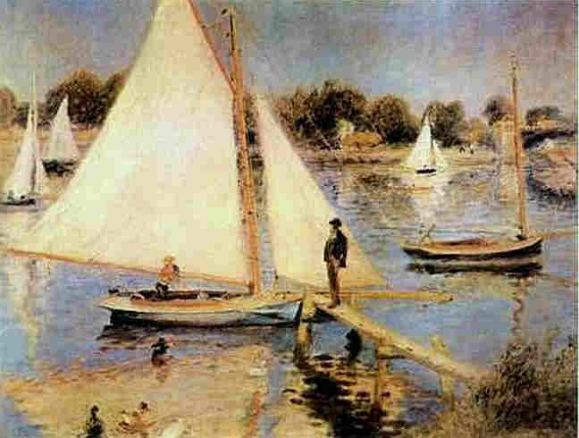 La seine &agrave; Argenteuil par Pierre Auguste Renoir