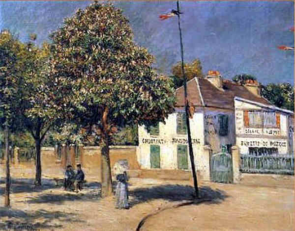 Promenande en Argenteuil par Gustave Caillebotte
