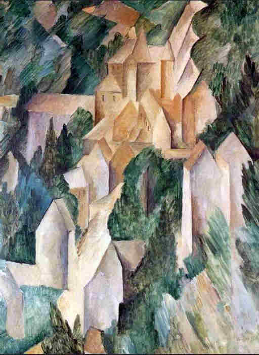 Le chateau de a Roche-Guyon  par Georges Braque
