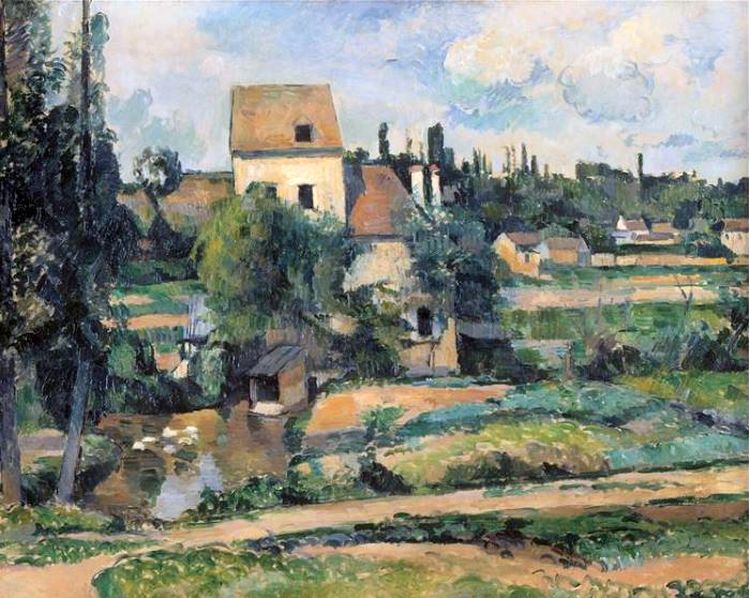 C&eacute;zanne moulin de la couleuvre &agrave; Pontoise