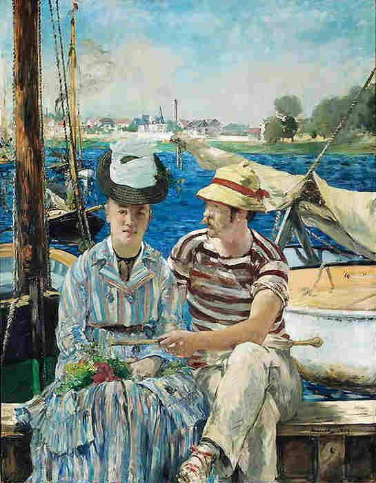 Sur la Seine &agrave; Argenteuil par Edouard Manet