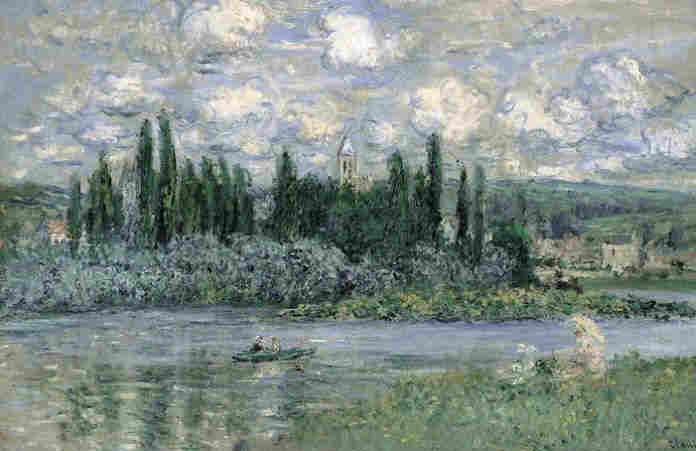 V&eacute;theuil par Claude Monet