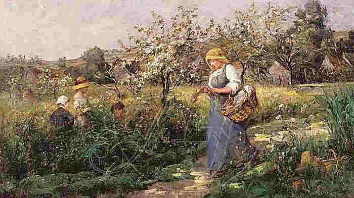 Printemps &agrave;  Auvers sur Oise par L&eacute;onide Bourges