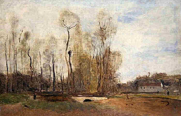 Etazng &agrave; Auvers sur Oise Camille Corot