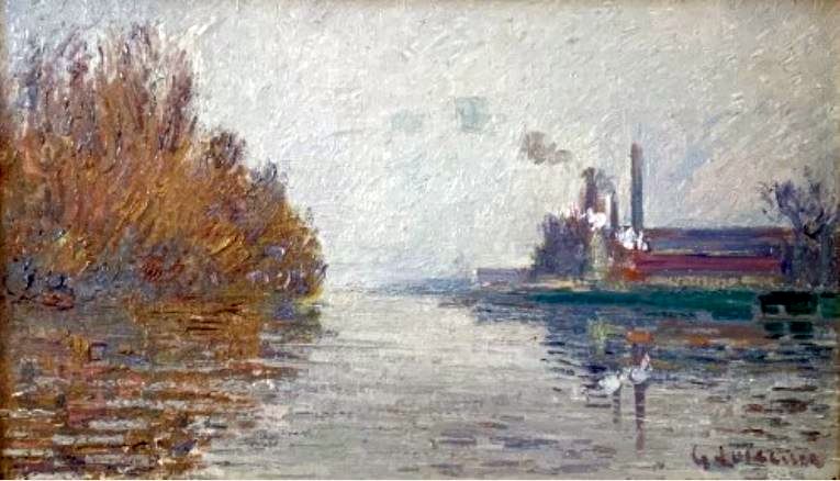 Brume sur l'Oise par Gustave Loiseau