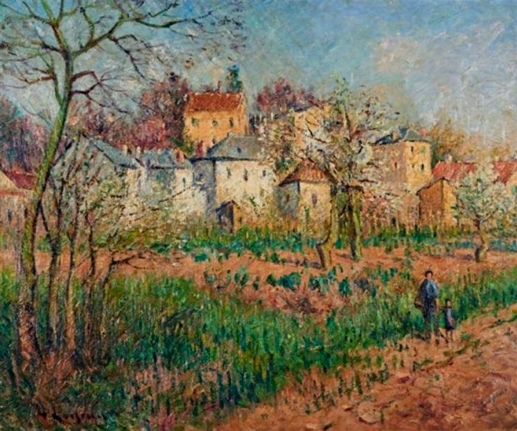 Pontoise, le coteau de l'Ermitage par Gustave Loiseau