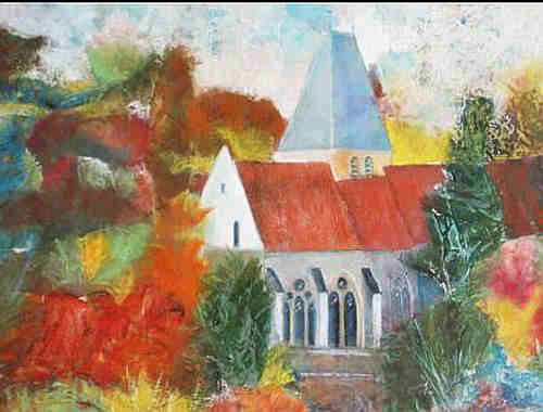 Genainville, &eacute;glise St-Pierre par Christine Bataille