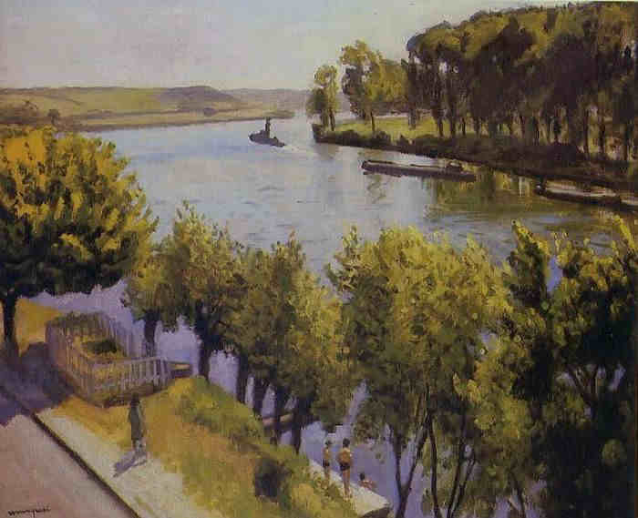 La Seine &agrave; La Frette Montigny par Albert Marquet