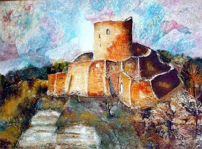 la Roche Guyon par Christine Bataille