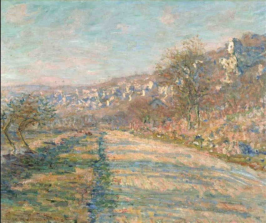 La route de la Roche-Guyon par Claude Monet